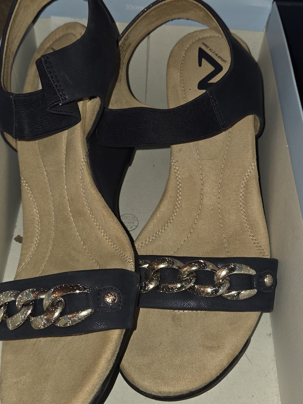 Navy Anne Klein Wedges